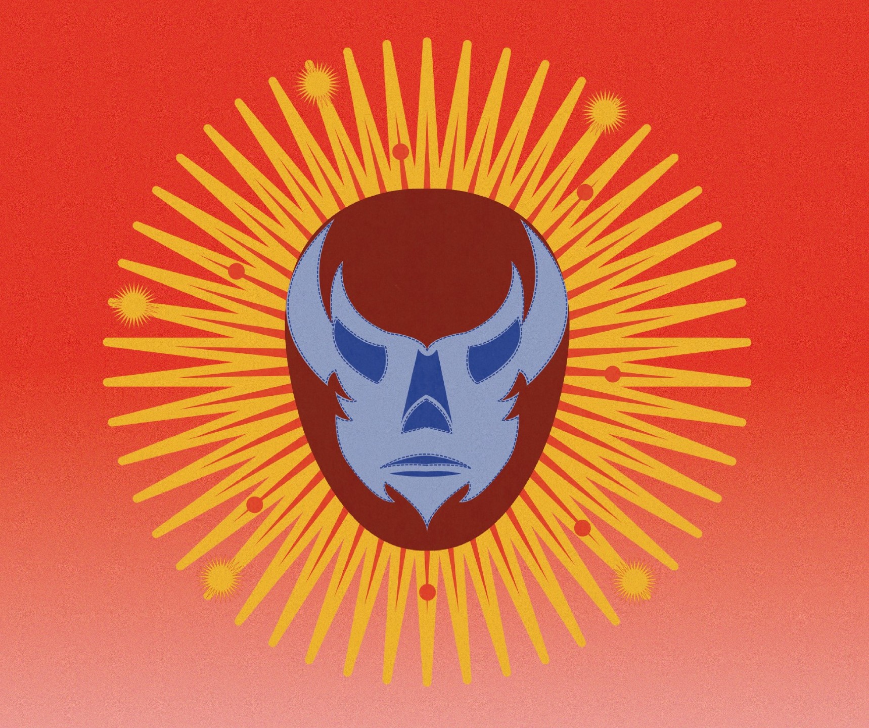 image shows luchador mask