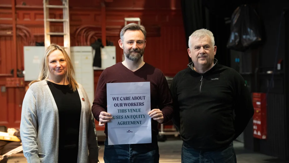 Union agreements secured with The Playhouse and In Your Space Circus