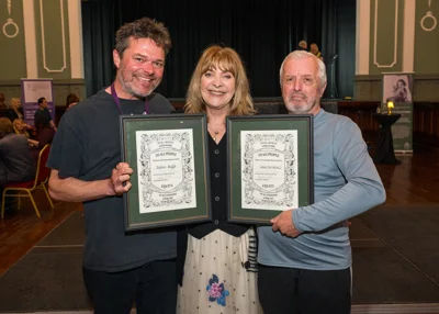Stephen Beggs, Lynda Rooke and Louis Rolston