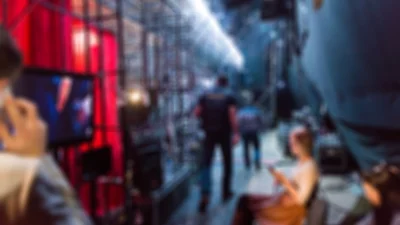 Backstage Shot of film or TV set
