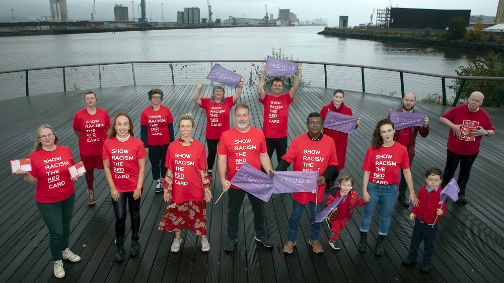 Northern Ireland branch show racism the Red Card