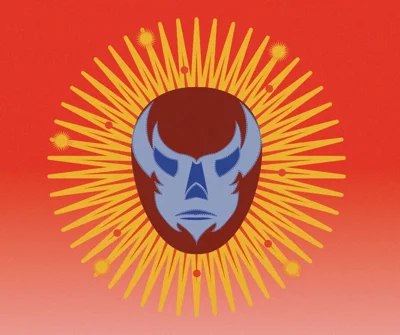 Image of a wrestling mask.