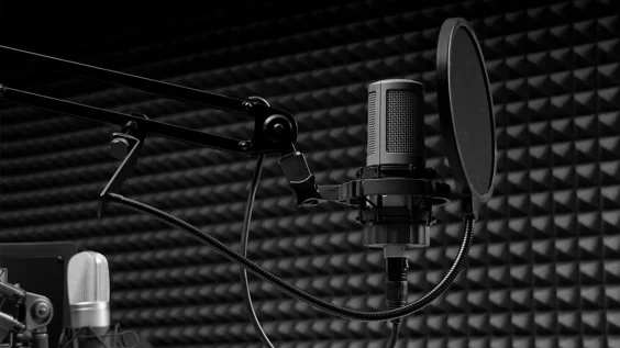 Audio recording studio
